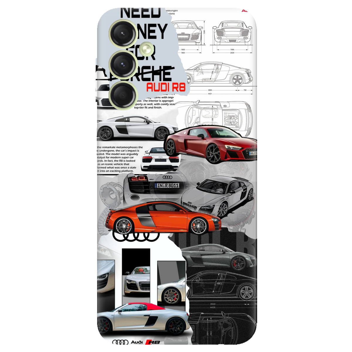 Чохол для Samsung Galaxy A24 4G Audi - фото 1 - Чохли для телефонів