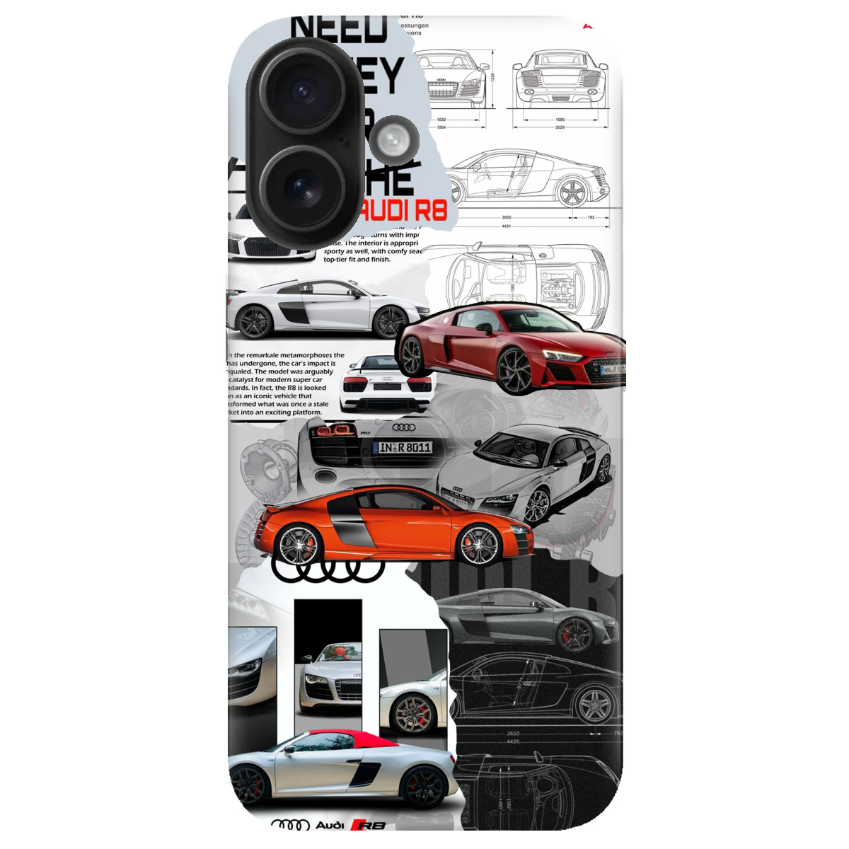 Чохол для Apple iPhone 16 Audi - фото 1 - Чохли для телефонів