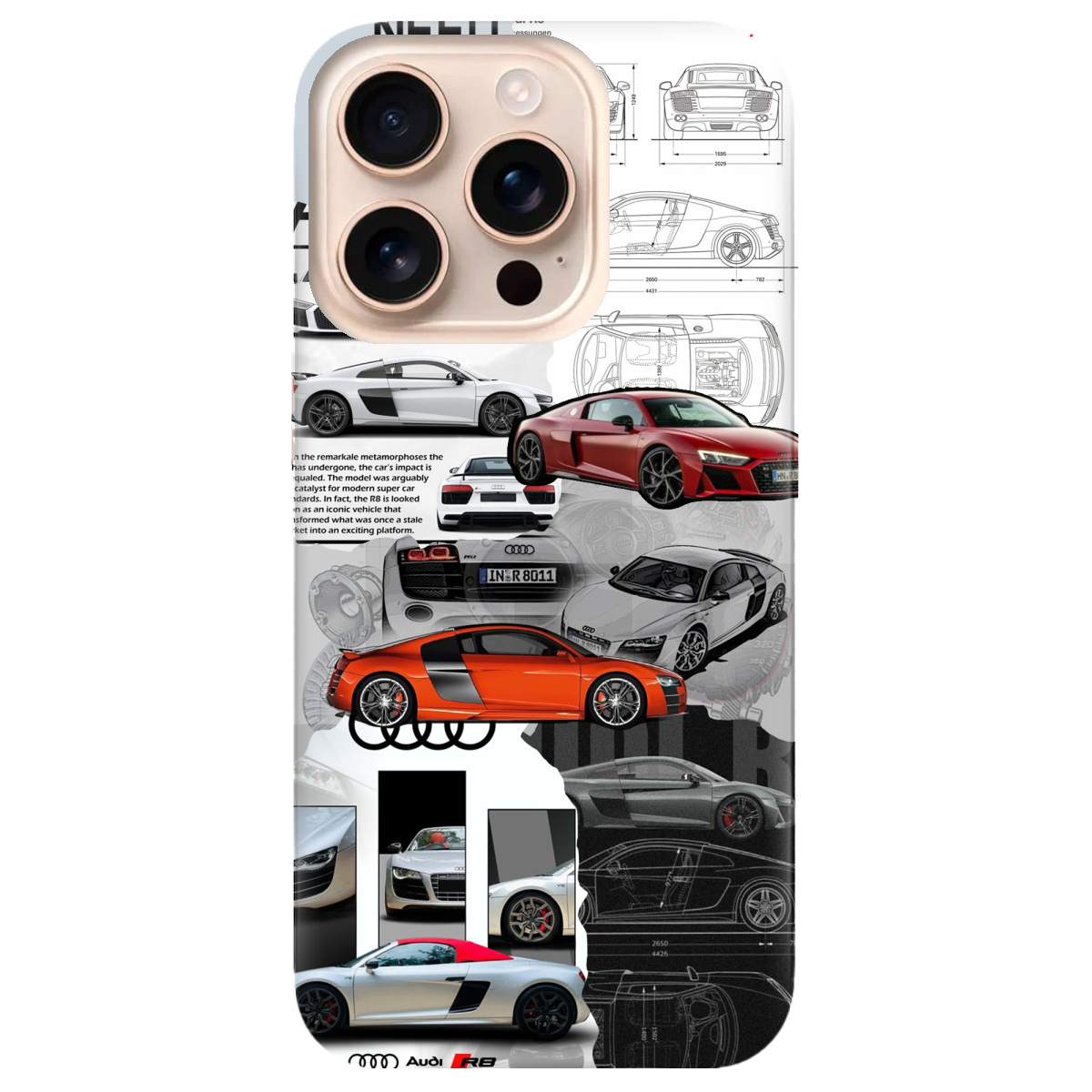 Чехол для Apple iPhone 16 Pro Max Audi - фото 1 - Чехлы для телефонов