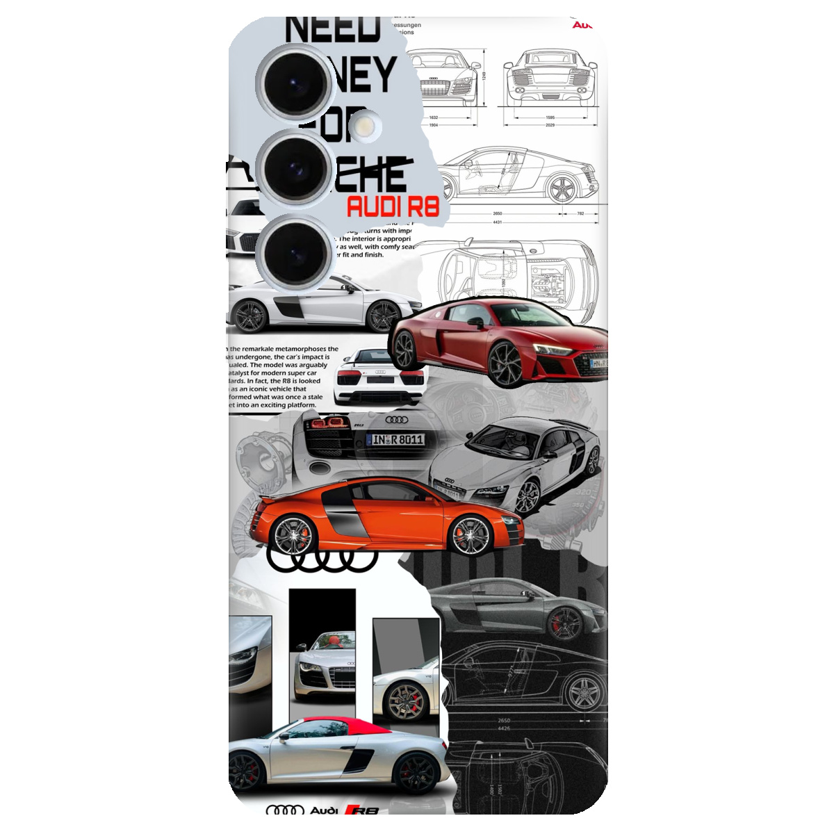 Чехол для Samsung Galaxy S24 FE Audi - фото 1 - Чехлы для телефонов