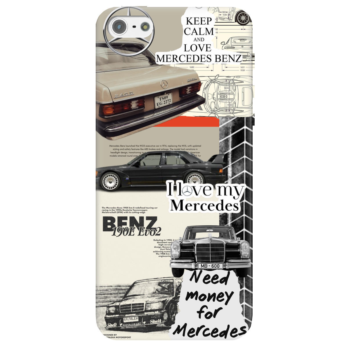 Чохол для Apple iPhone 5/5S Mercedes - фото 1 Чохол для Apple iPhone 5/5S Mercedes - фото 1 - Чохли для телефонів