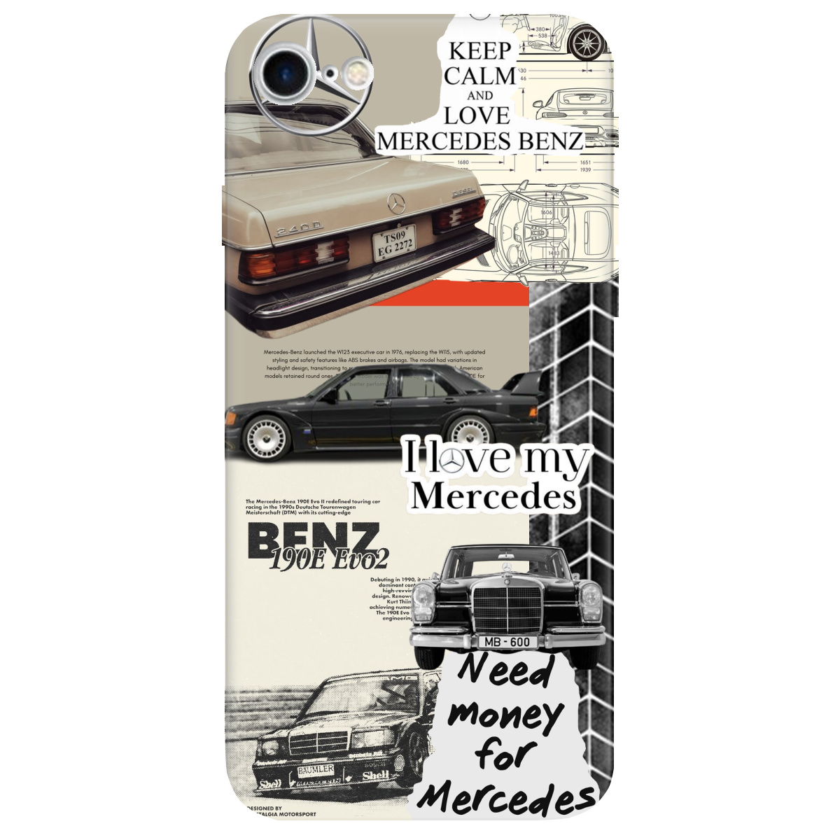 Чехол для Apple iPhone 7 Mercedes - фото 1 Чехол для Apple iPhone 7 Mercedes - фото 1 - Чехлы для телефонов
