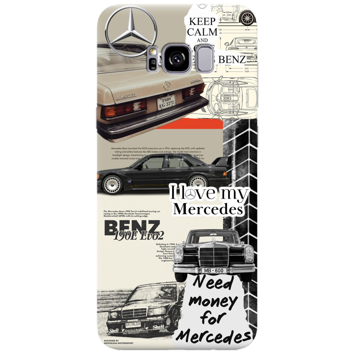 Чохол для Samsung Galaxy S8 Plus Mercedes - фото 1 - Чохли для телефонів