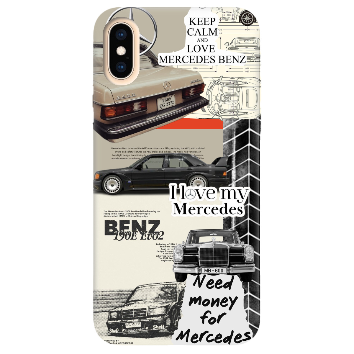 Чехол для Apple iPhone X Mercedes - фото 1 Чехол для Apple iPhone X Mercedes - фото 1 - Чехлы для телефонов