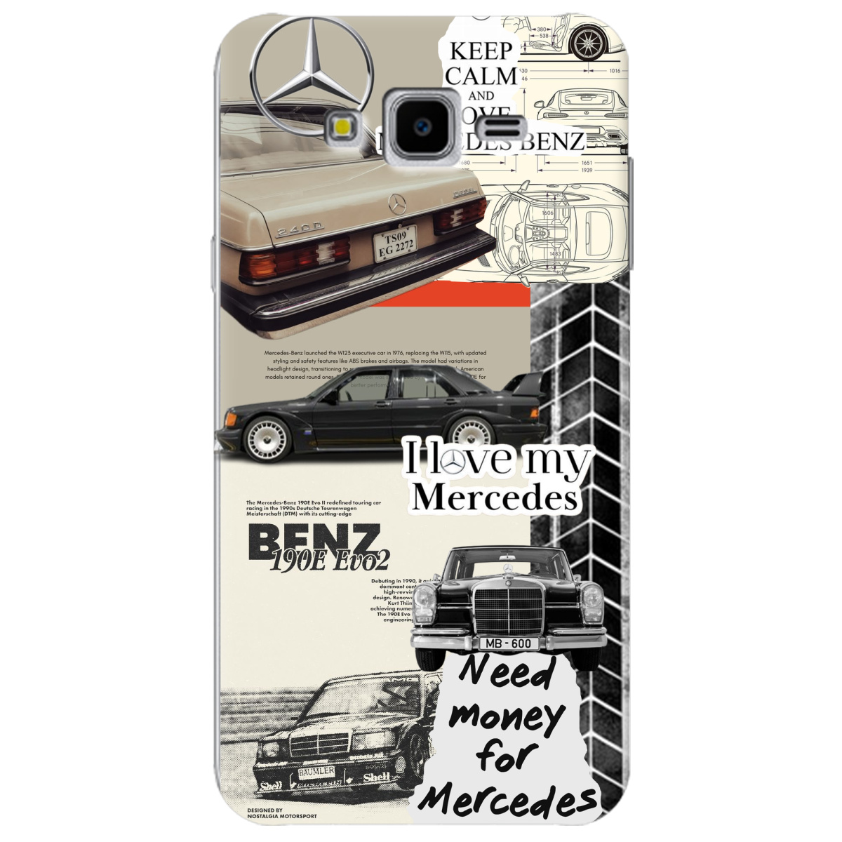 Чехол для Samsung Galaxy J7 Neo J701F / DS Mercedes - фото 1 - Чехлы для телефонов