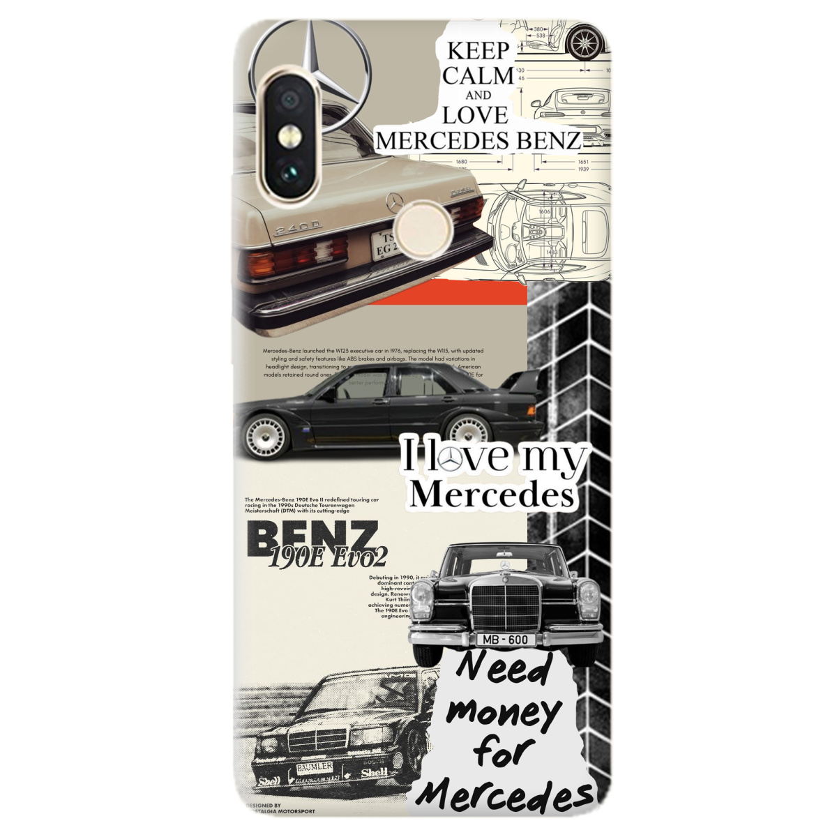 Чохол для Xiaomi Redmi Note 5 Mercedes - фото 1 - Чохли для телефонів