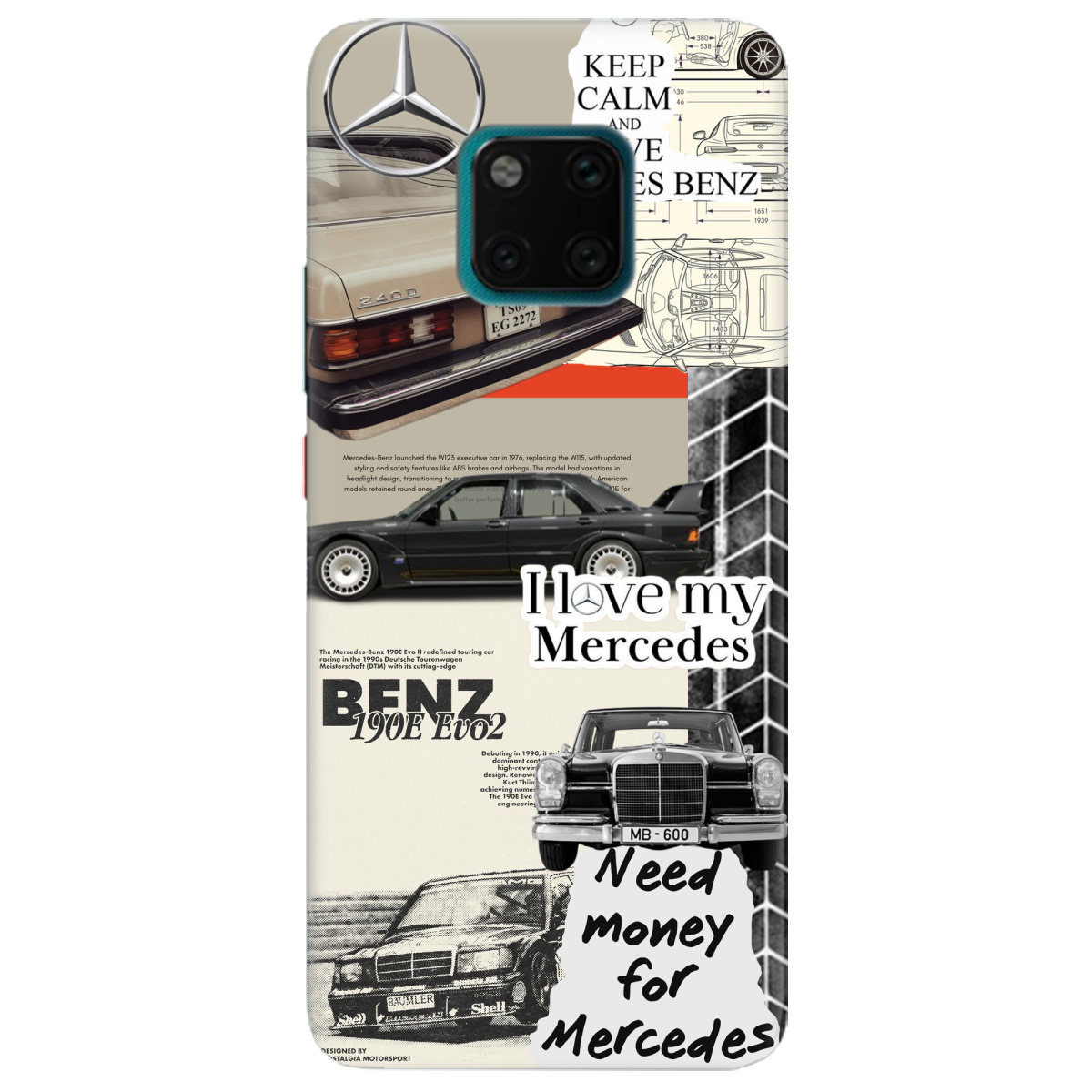 Чехол для Huawei Mate 20 Pro Mercedes - фото 1 - Чехлы для телефонов