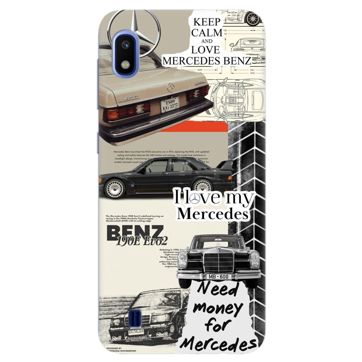 Чехол для Samsung Galaxy A10 Mercedes - фото 1 - Чехлы для телефонов