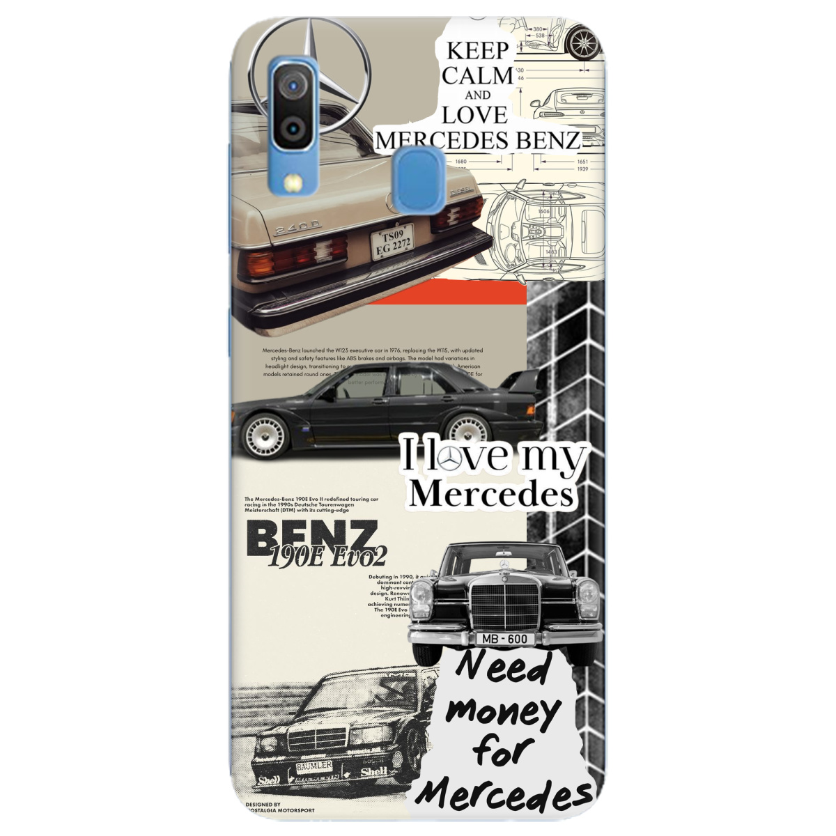 Чохол для Samsung Galaxy A30 Mercedes - фото 1 - Чохли для телефонів