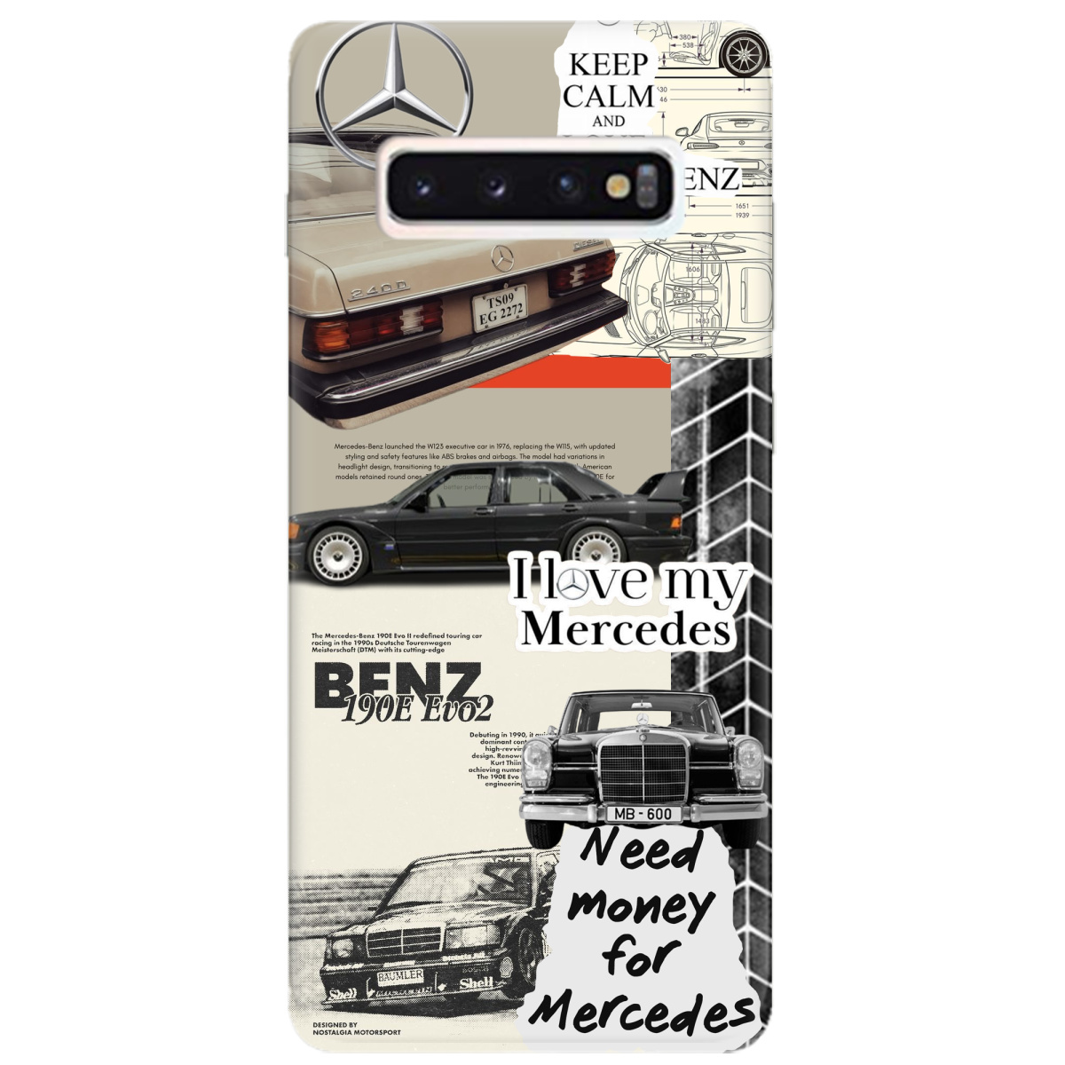 Чехол для Samsung Galaxy S10 Mercedes - фото 1 - Чехлы для телефонов