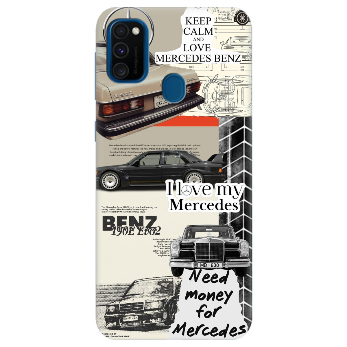 Чехол для Samsung Galaxy M30s Mercedes - фото 1 - Чехлы для телефонов