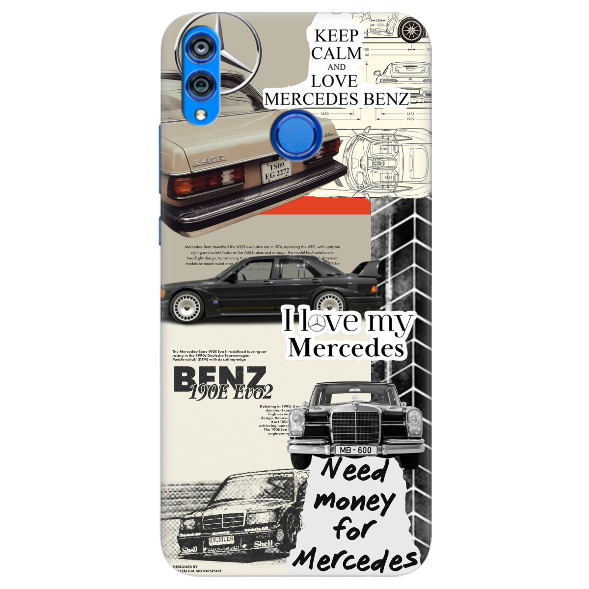 Чохол для Huawei Honor 8x Mercedes - фото 1 - Чохли для телефонів