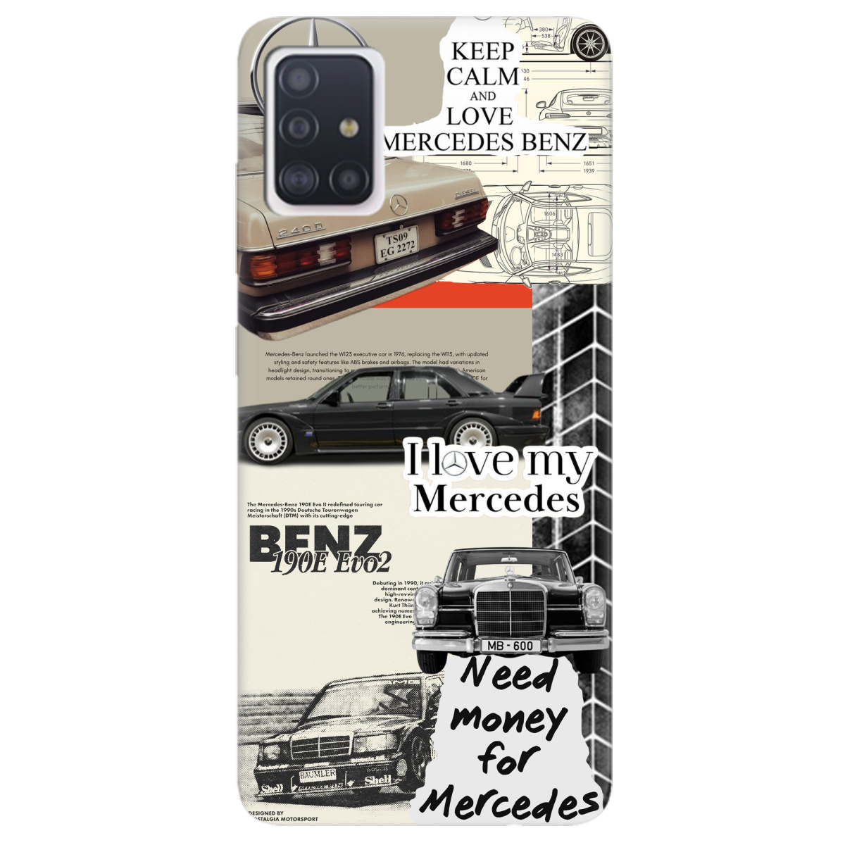 Чохол для Samsung Galaxy A71 Mercedes - фото 1 - Чохли для телефонів