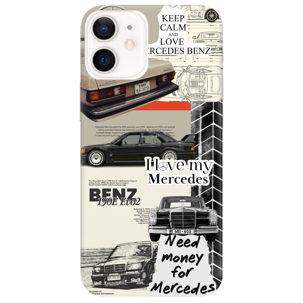 Чехол для Apple iPhone 12 Mercedes - фото 1 - Чехлы для телефонов