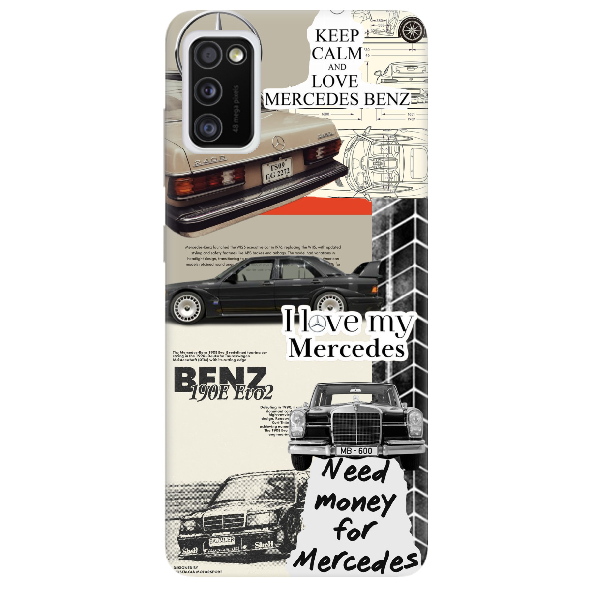 Чохол для Samsung Galaxy A41 Mercedes - фото 1 - Чохли для телефонів