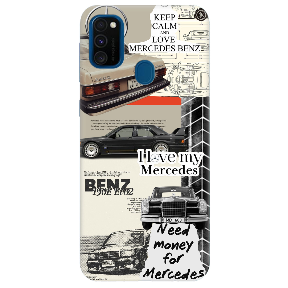 Чехол для Samsung Galaxy M21 Mercedes - фото 1 - Чехлы для телефонов