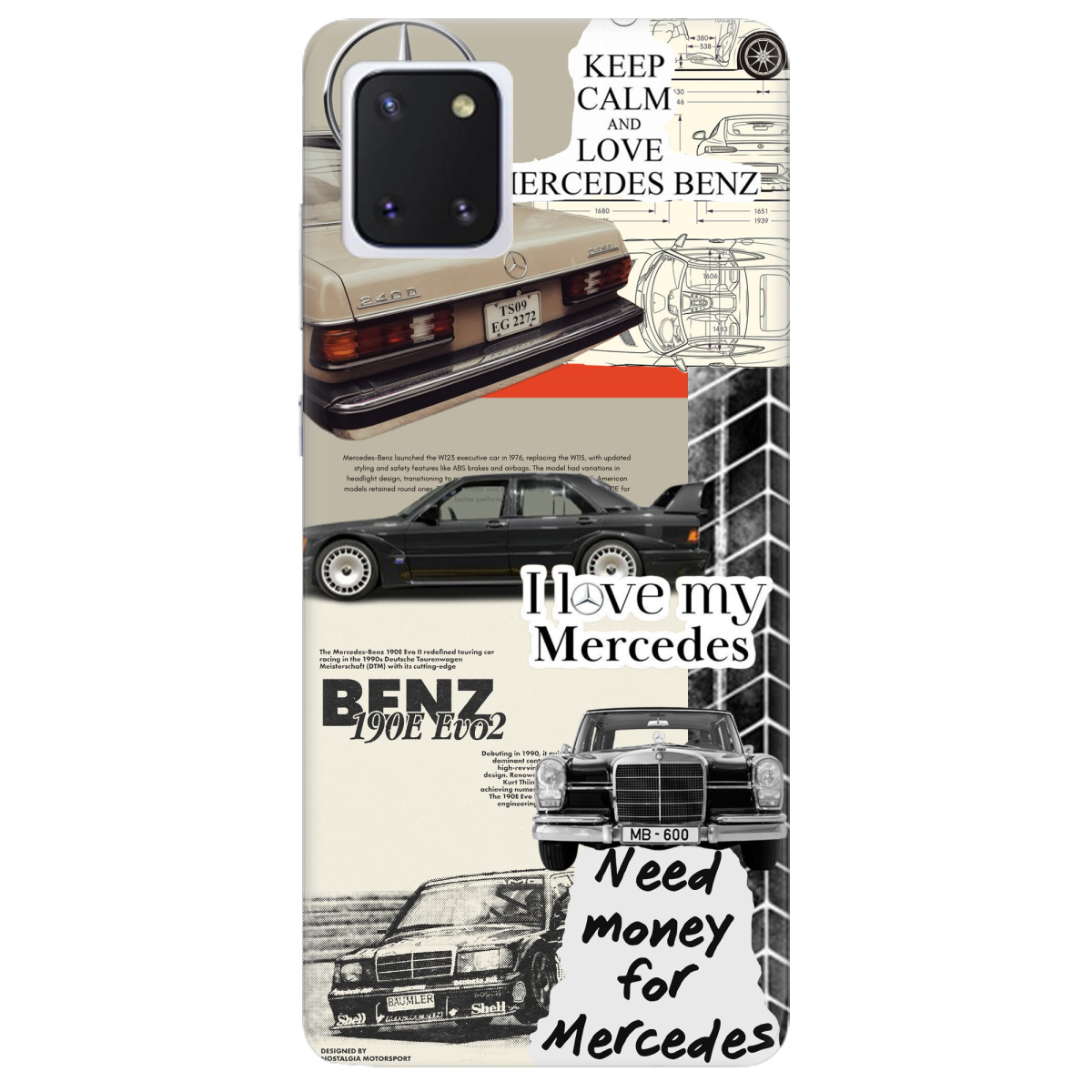 Чехол для Samsung Galaxy Note 10 Lite Mercedes - фото 1 - Чехлы для телефонов