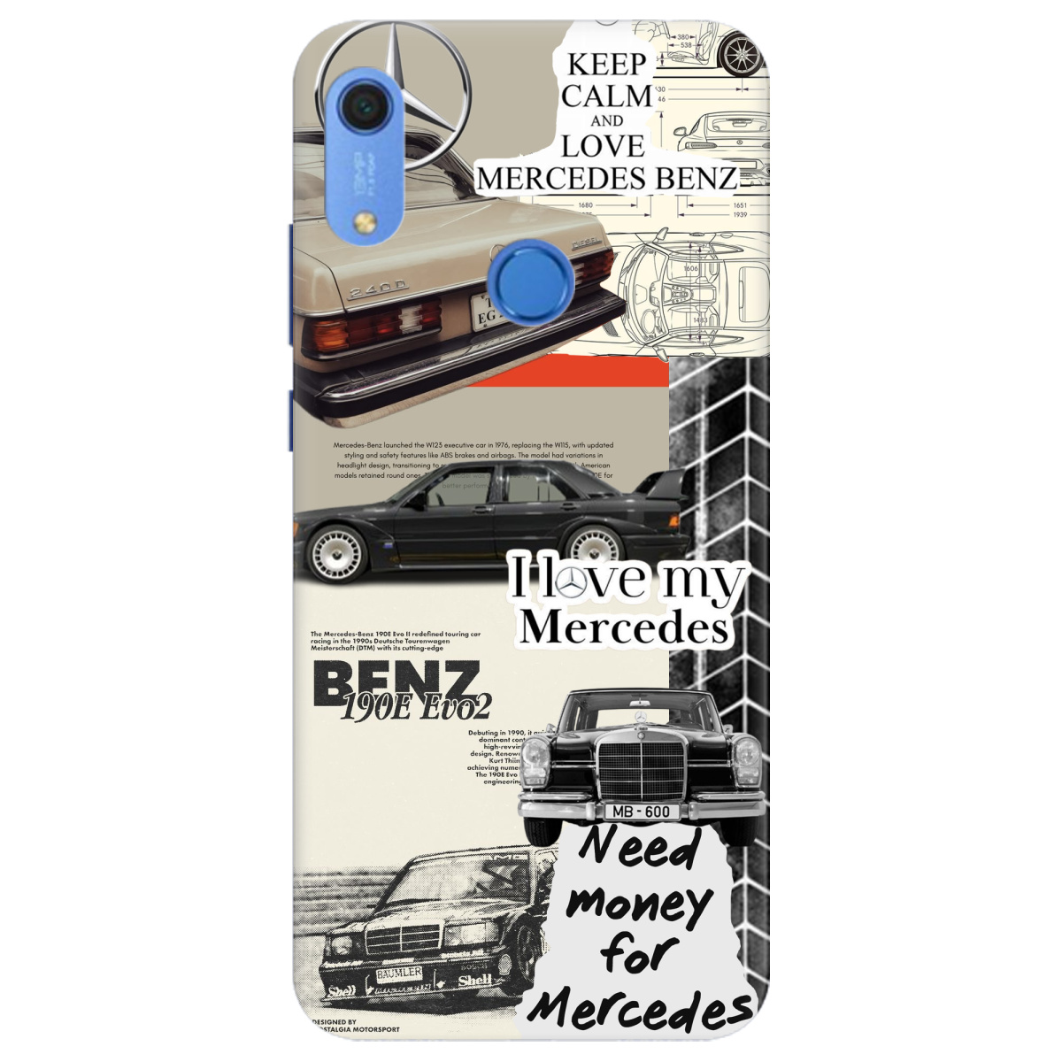 Чохол для Huawei Y6s Mercedes - фото 1 - Чохли для телефонів