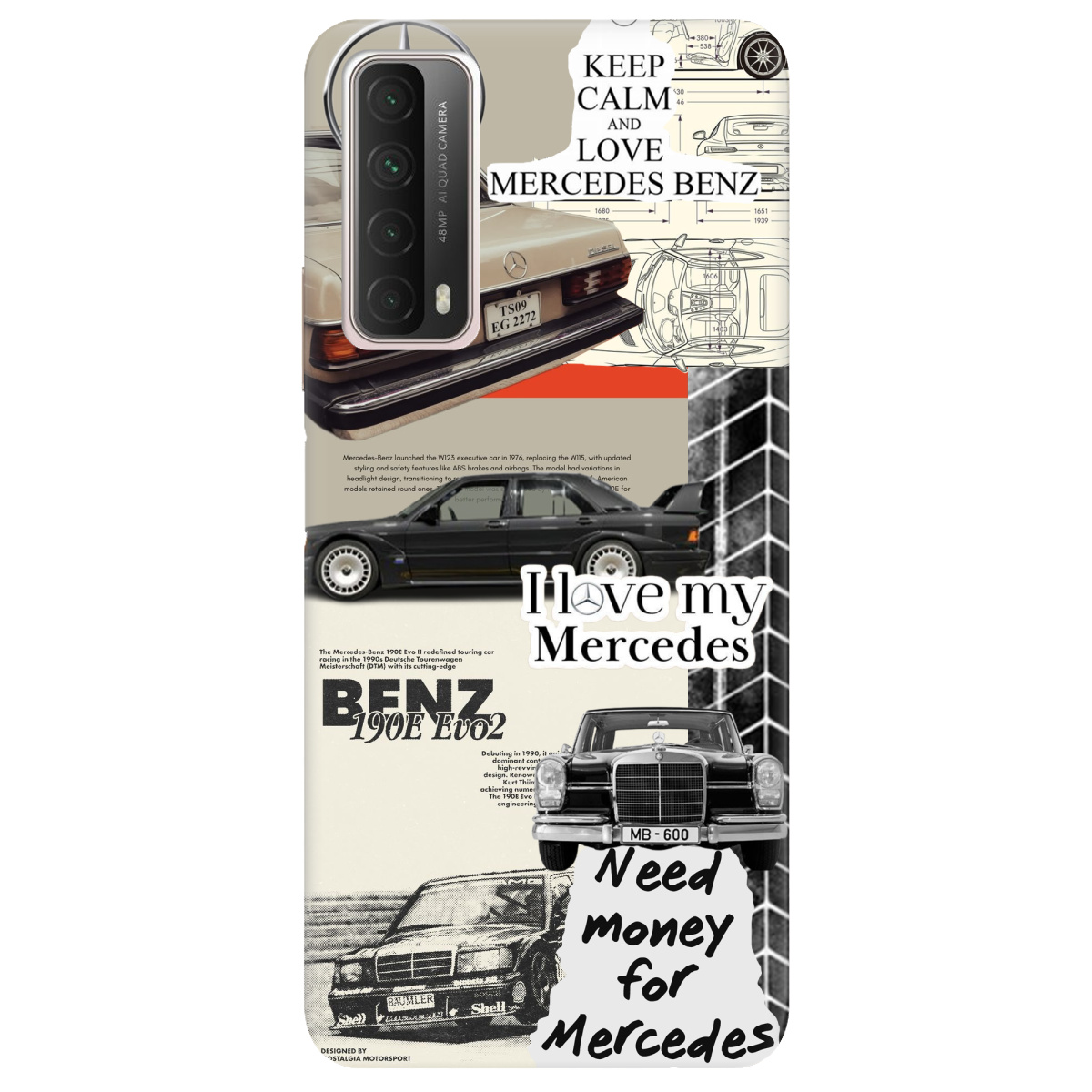 Чехол для Huawei P Smart 2021 Mercedes - фото 1 - Чехлы для телефонов