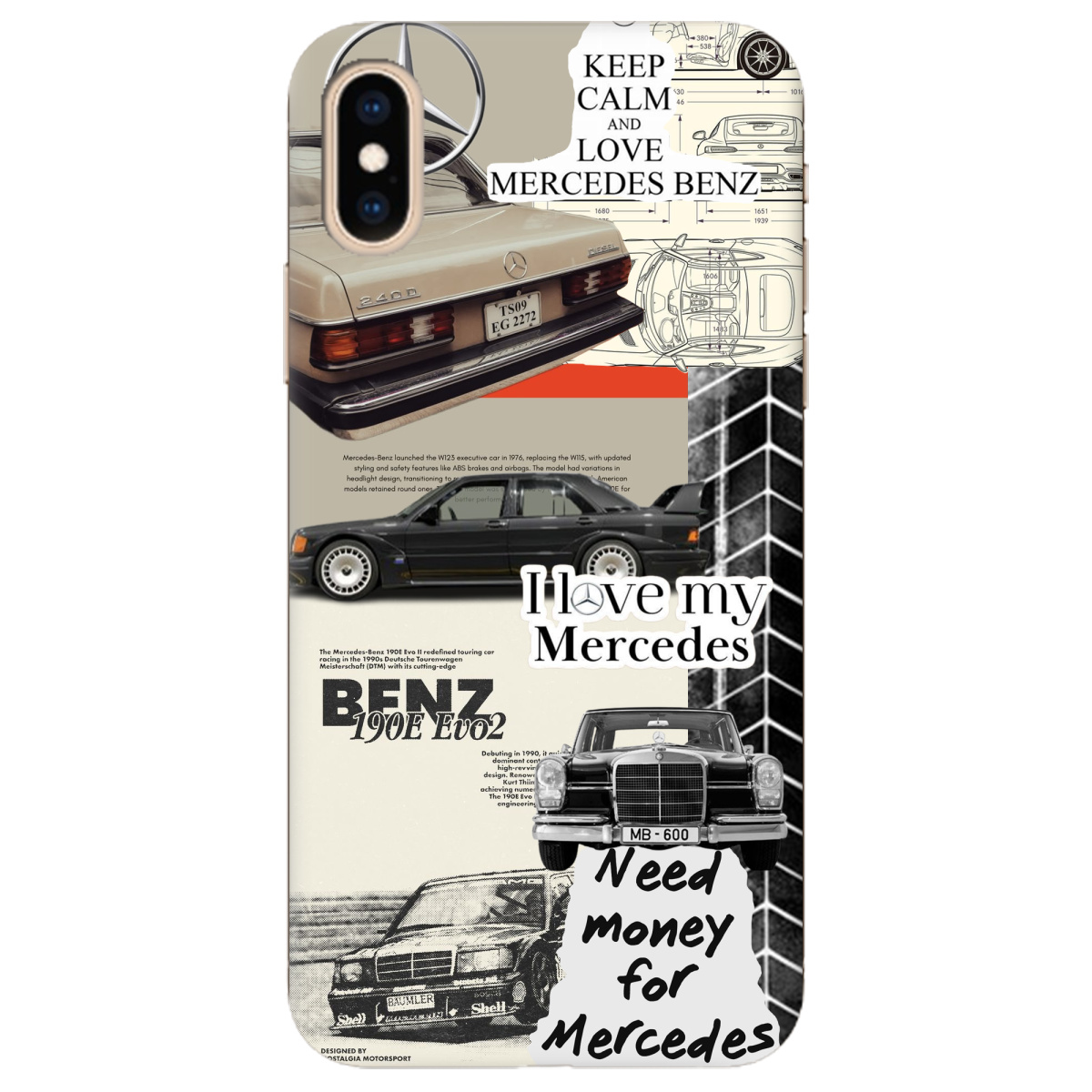 Чехол для Apple iPhone XS Max Mercedes - фото 1 - Чехлы для телефонов