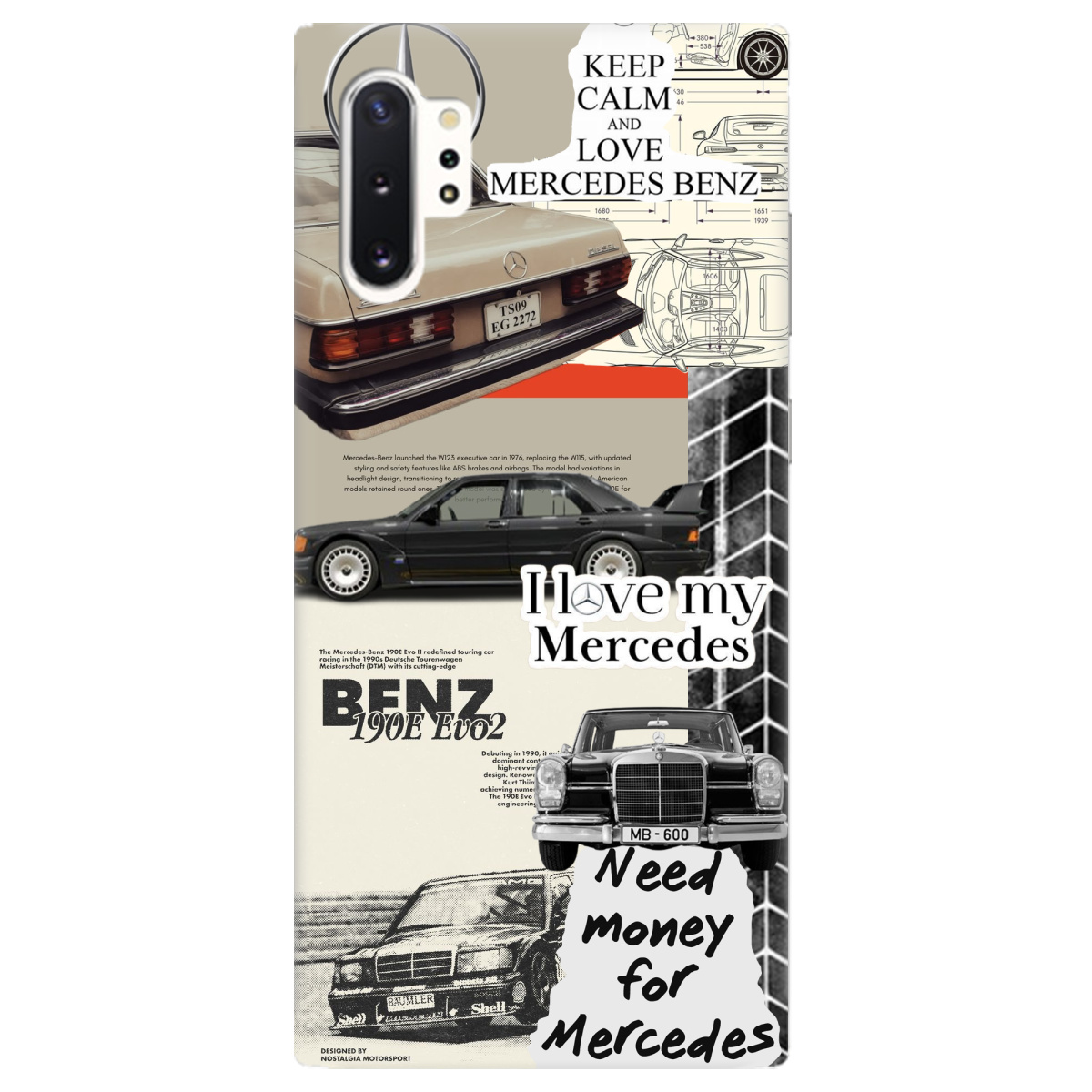 Чехол для Samsung Galaxy Note 10 Plus Mercedes - фото 1 - Чехлы для телефонов