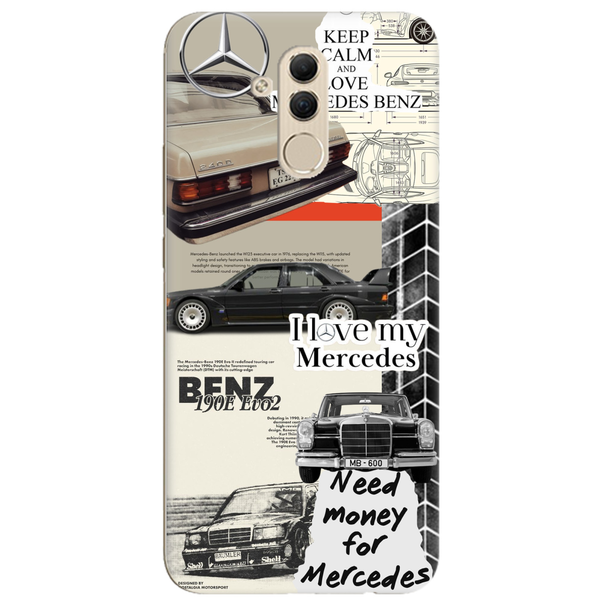 Чехол для Huawei Mate 20 Lite Mercedes - фото 1 - Чехлы для телефонов