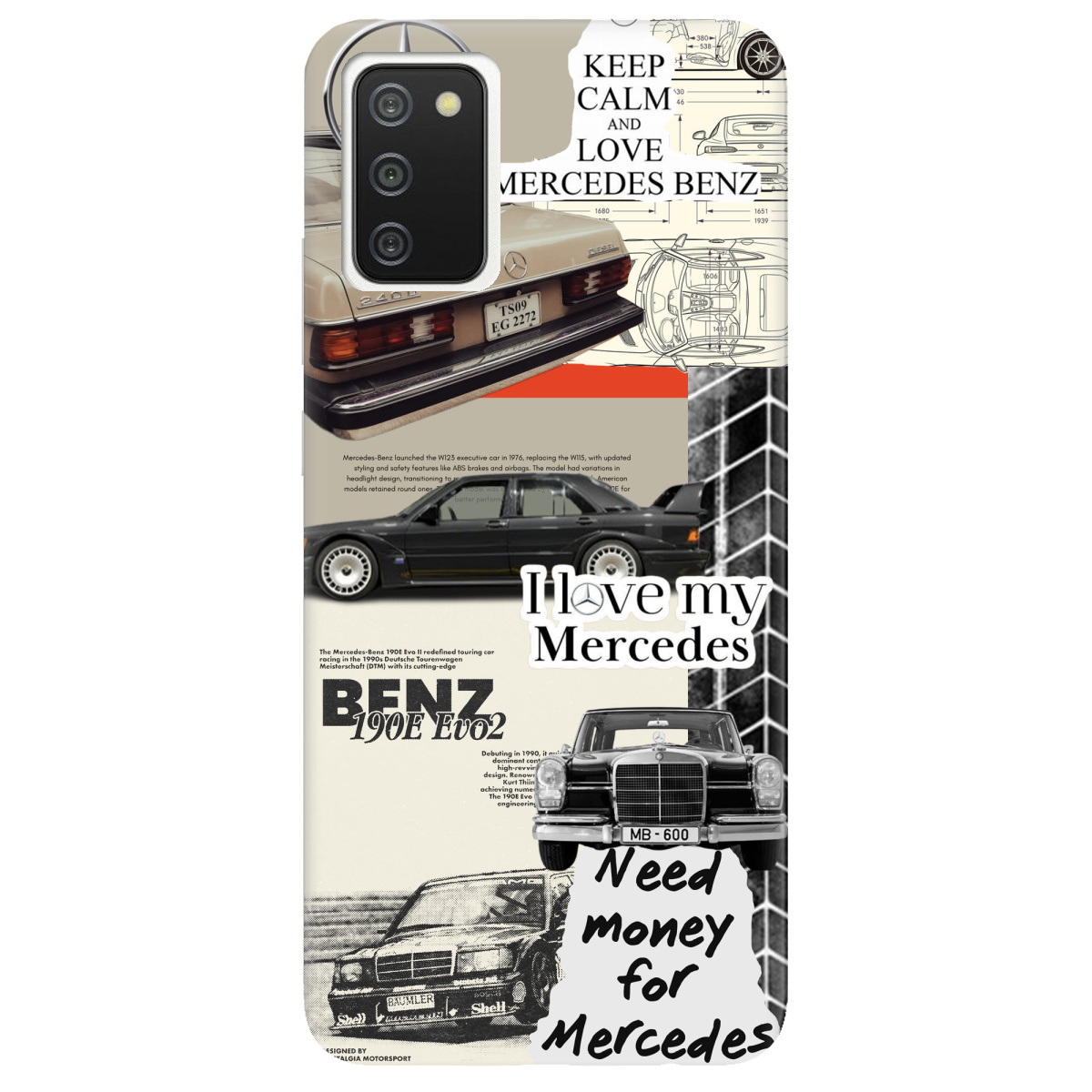 Чехол для Samsung Galaxy A02s Mercedes - фото 1 Чехол для Samsung Galaxy A02s Mercedes - фото 1 - Чехлы для телефонов