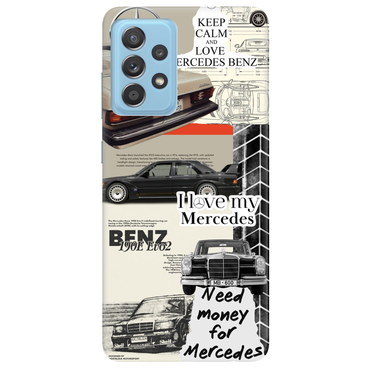 Чехол для Samsung Galaxy A52 Mercedes - фото 1 Чехол для Samsung Galaxy A52 Mercedes - фото 1 - Чехлы для телефонов