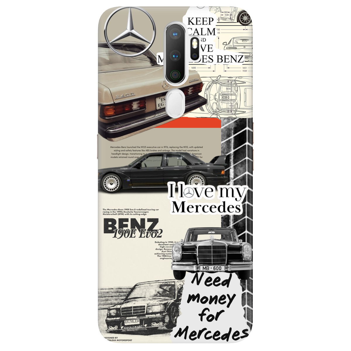 Чехол для Oppo A5 2020/A9 2020 Mercedes - фото 1 - Чехлы для телефонов