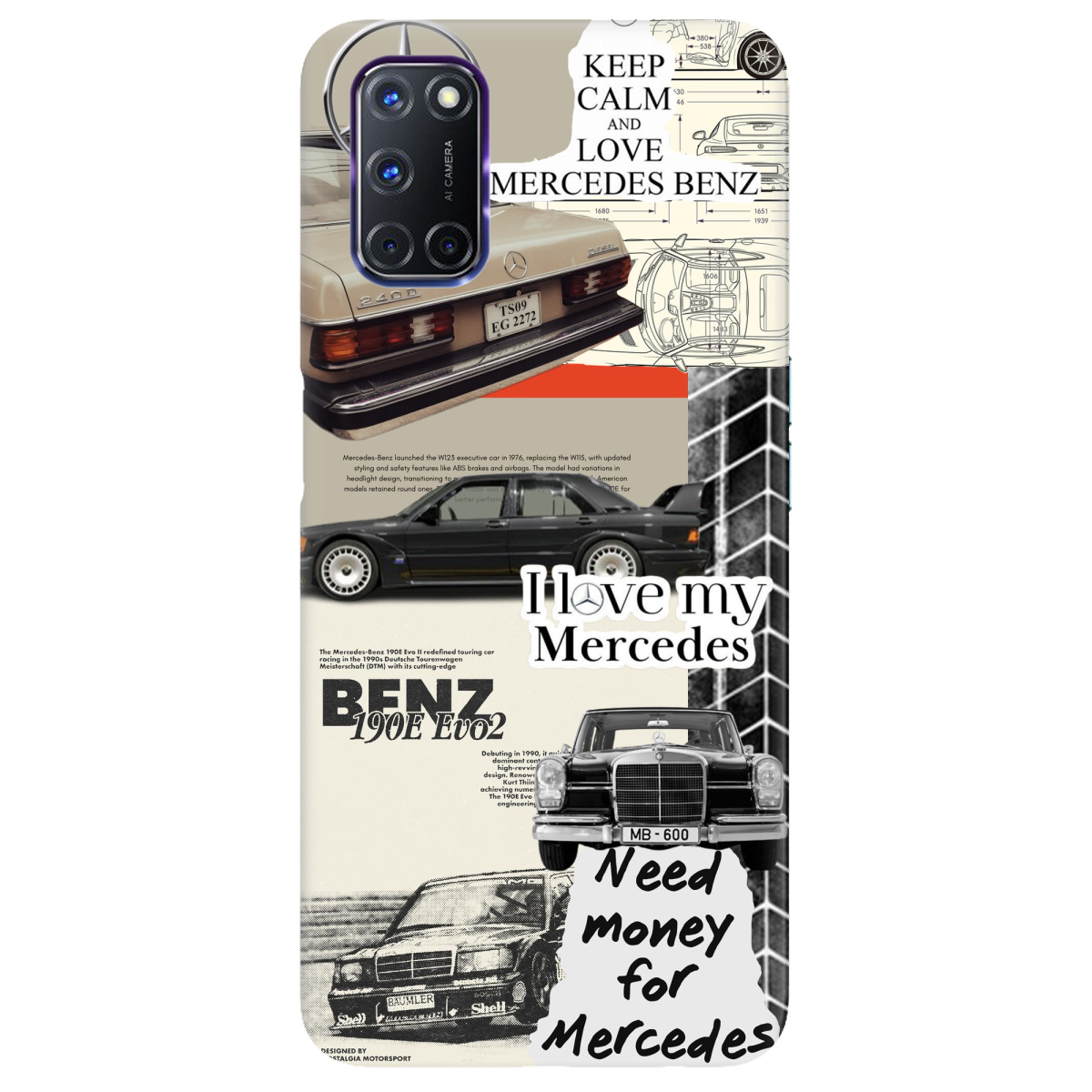 Чохол для Oppo A52/ A72/ A92 Mercedes - фото 1 - Чохли для телефонів