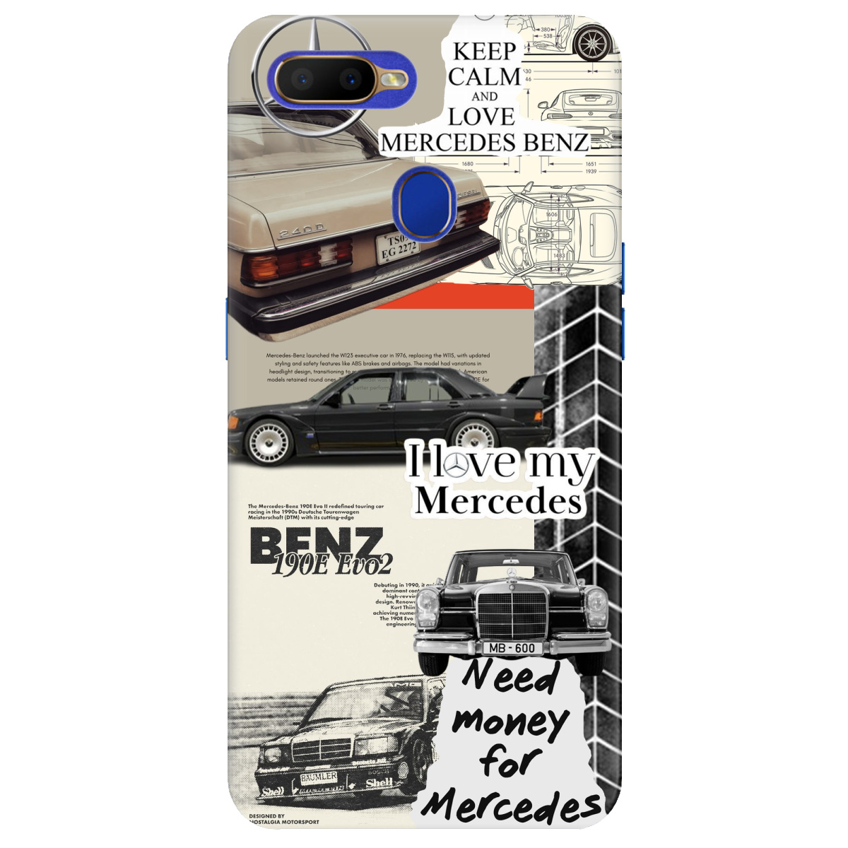 Чохол для Oppo A5s Mercedes - фото 1 - Чохли для телефонів