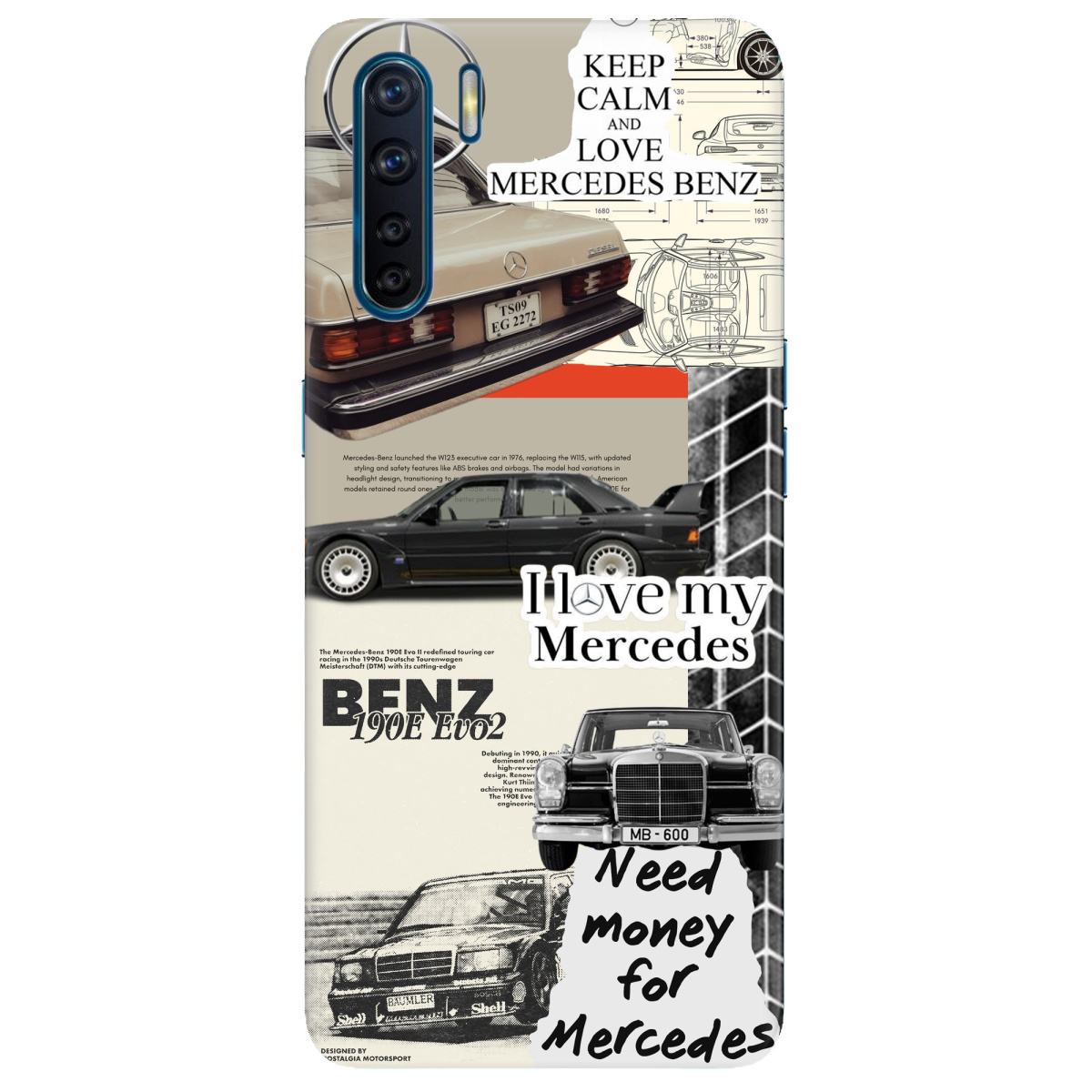 Чехол для Oppo A91 Mercedes - фото 1 Чехол для Oppo A91 Mercedes - фото 1 - Чехлы для телефонов