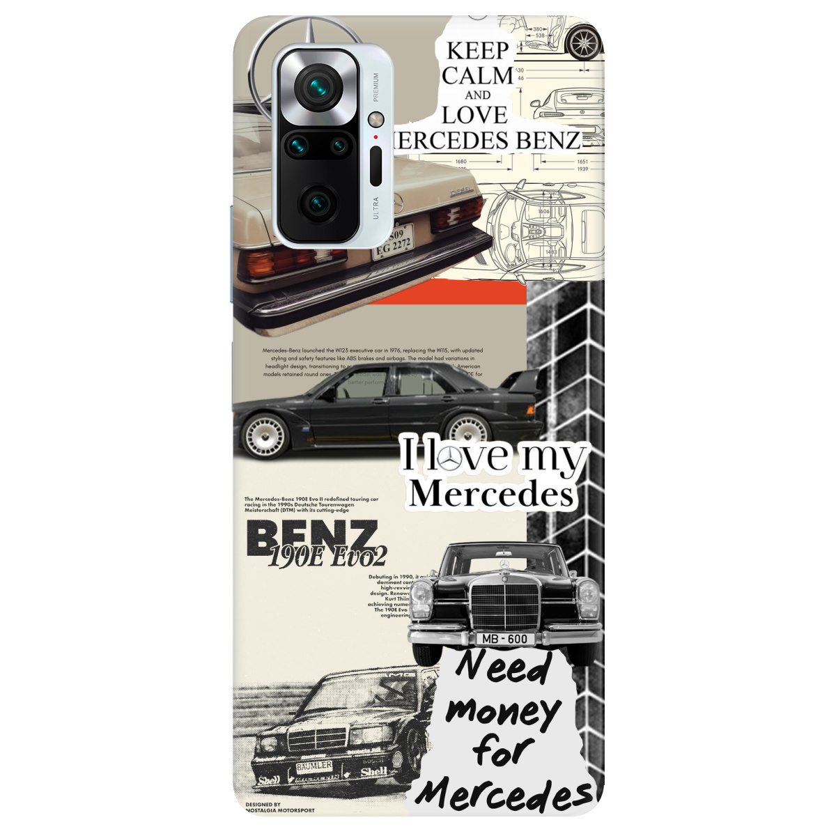 Чехол для Xiaomi Redmi Note 10 Pro Mercedes - фото 1 - Чехлы для телефонов