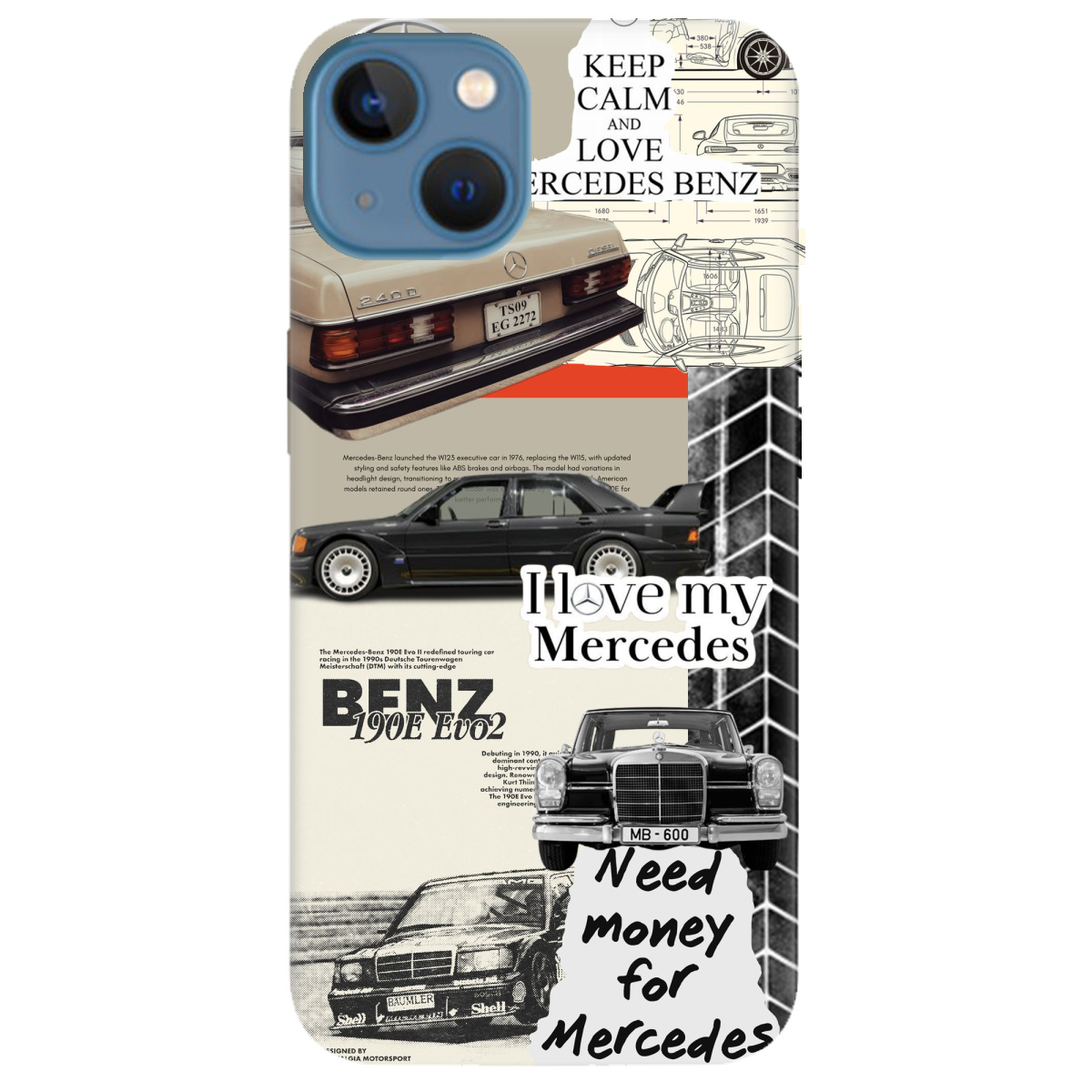 Чохол для Apple iPhone 13 Mercedes - фото 1 - Чохли для телефонів