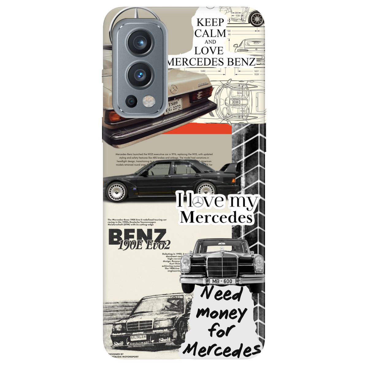 Чехол для OnePlus Nord 2 5G Mercedes - фото 1 Чехол для OnePlus Nord 2 5G Mercedes - фото 1 - Чехлы для телефонов