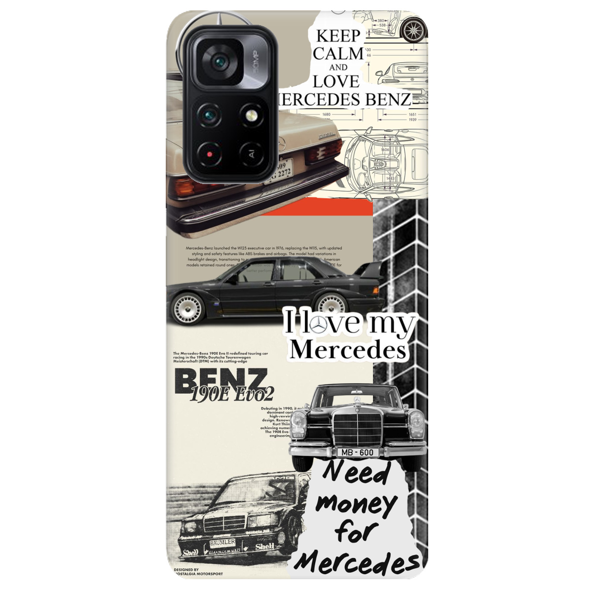 Чехол для Xiaomi Poco M4 Pro 5G Mercedes - фото 1 - Чехлы для телефонов