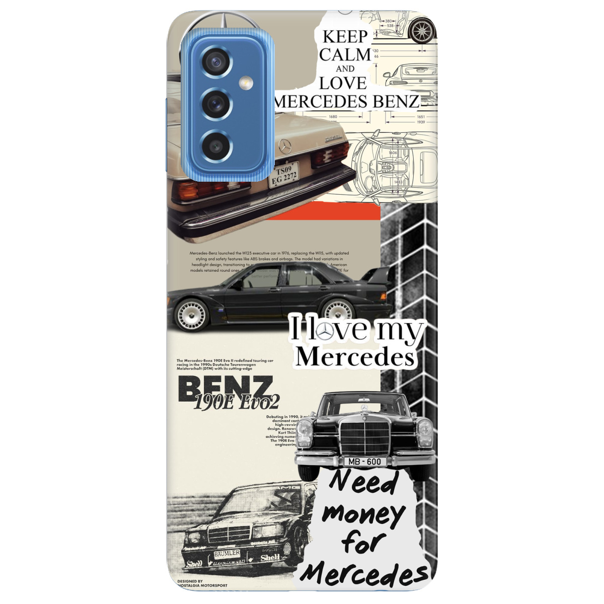 Чохол для Samsung Galaxy M52 Mercedes - фото 1 - Чохли для телефонів