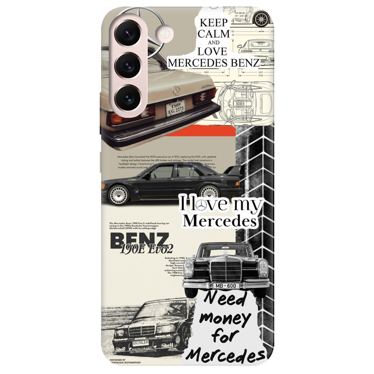 Чехол для Samsung Galaxy S22 Mercedes - фото 1 Чехол для Samsung Galaxy S22 Mercedes - фото 1 - Чехлы для телефонов