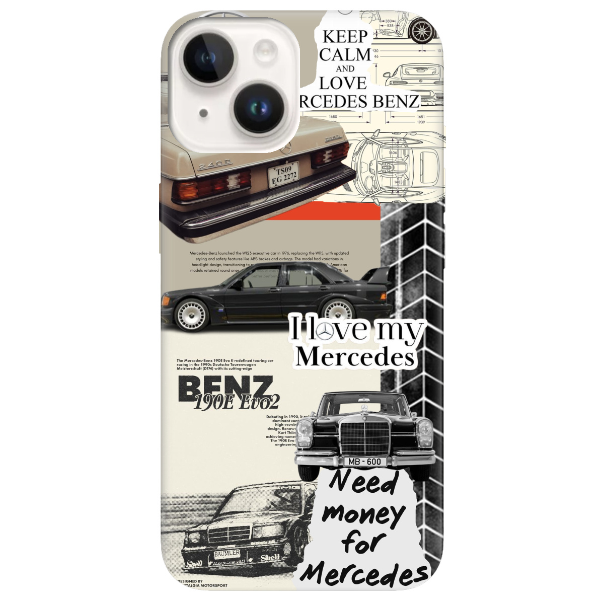 Чохол для Apple iPhone 14 Plus Mercedes - фото 1 - Чохли для телефонів