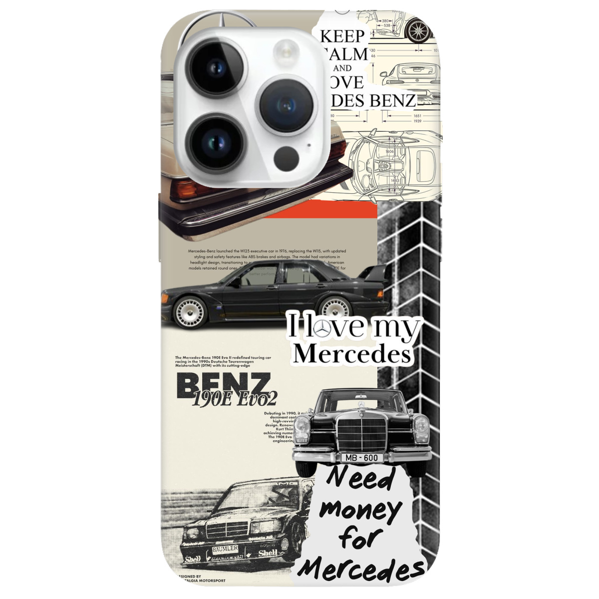 Чохол для Apple iPhone 14 Pro Max Mercedes - фото 1 - Чохли для телефонів