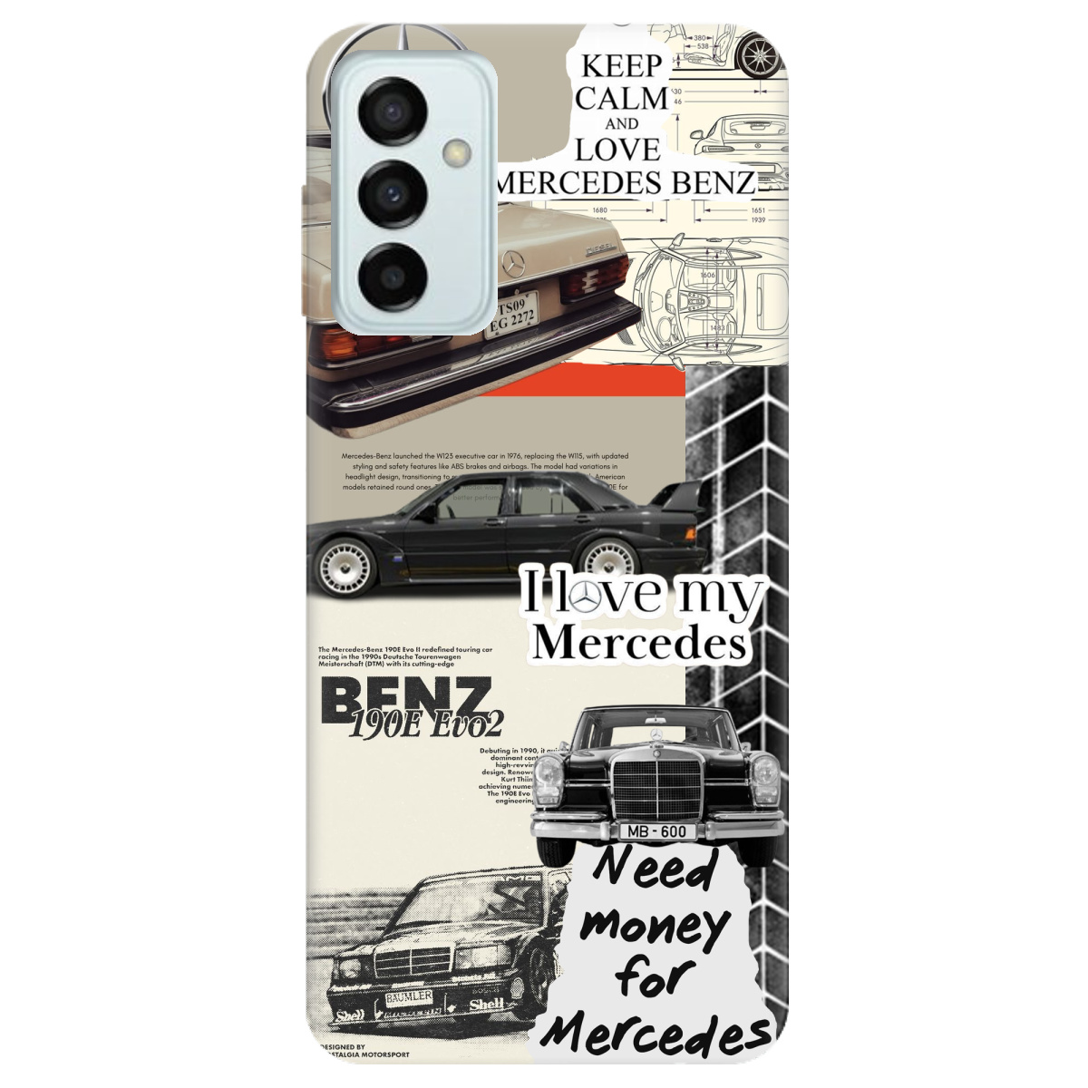 Чохол для Samsung Galaxy M23 5G Mercedes - фото 1 - Чохли для телефонів