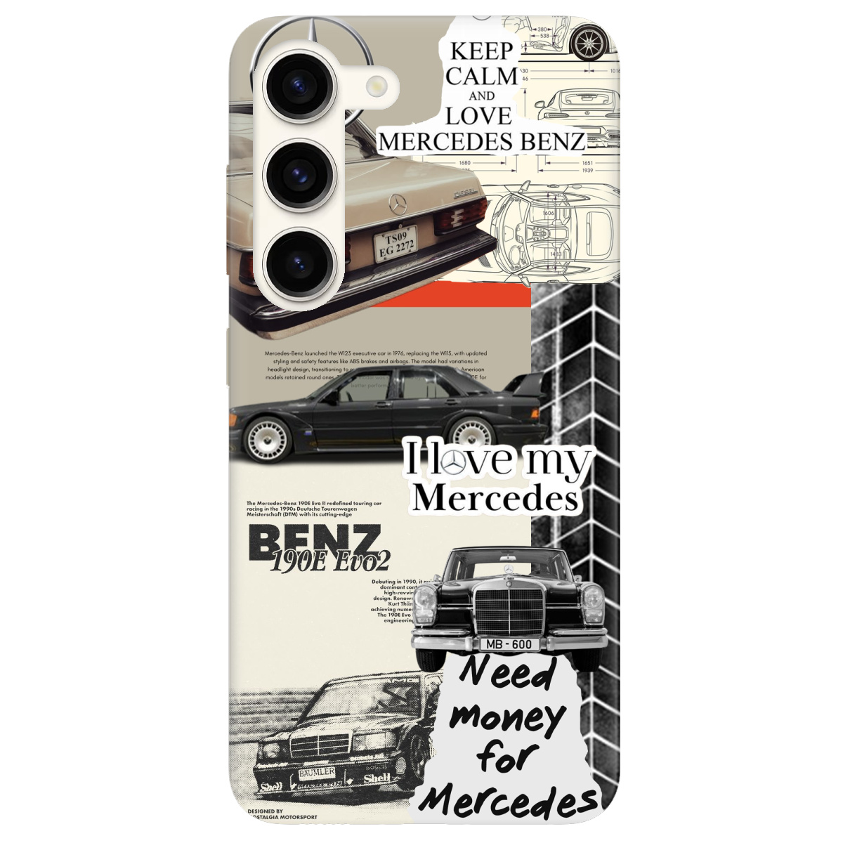 Чехол для Samsung Galaxy S23 Mercedes - фото 1 - Чехлы для телефонов