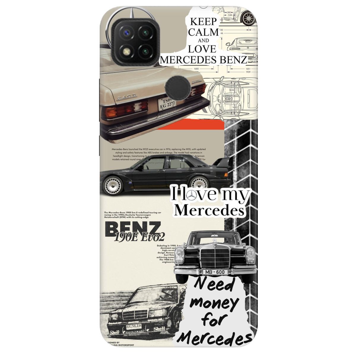 Чехол для Xiaomi Redmi 10A Mercedes - фото 1 - Чехлы для телефонов