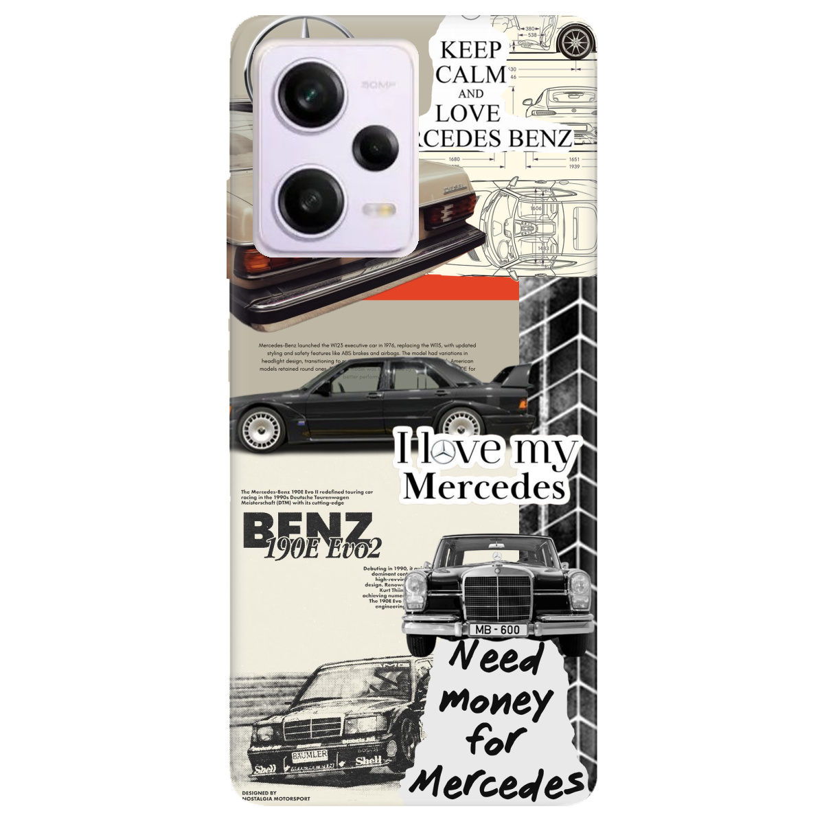 Чохол для Xiaomi Poco X5 Pro 5G Mercedes - фото 1 - Чохли для телефонів