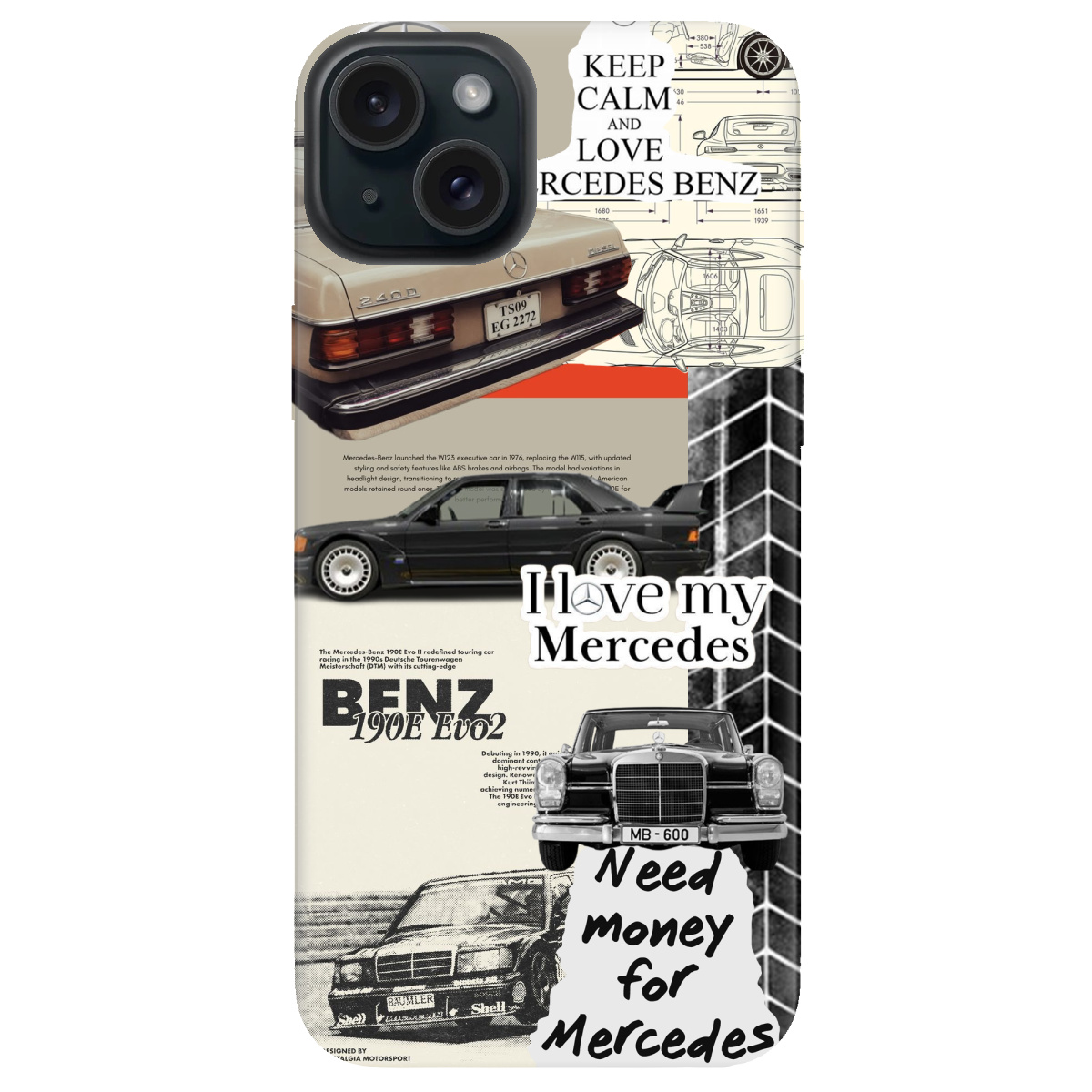 Чехол для Apple iPhone 15 Mercedes - фото 1 - Чехлы для телефонов