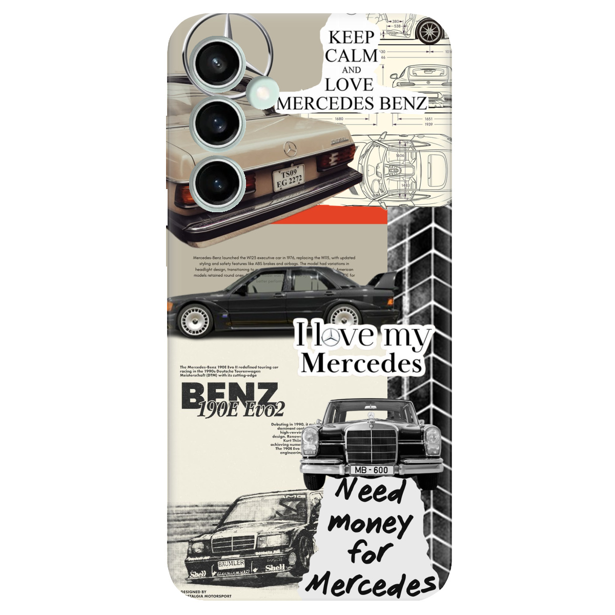 Чехол для Samsung Galaxy S23 FE Mercedes - фото 1 - Чехлы для телефонов