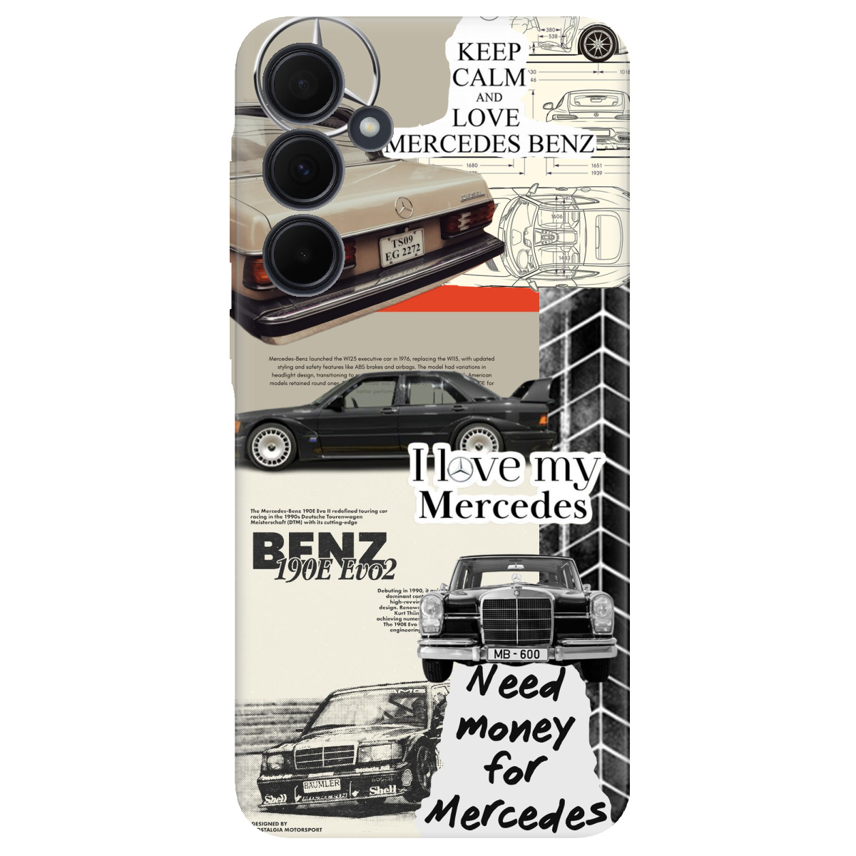 Чохол для Samsung Galaxy A35 Mercedes - фото 1 - Чохли для телефонів