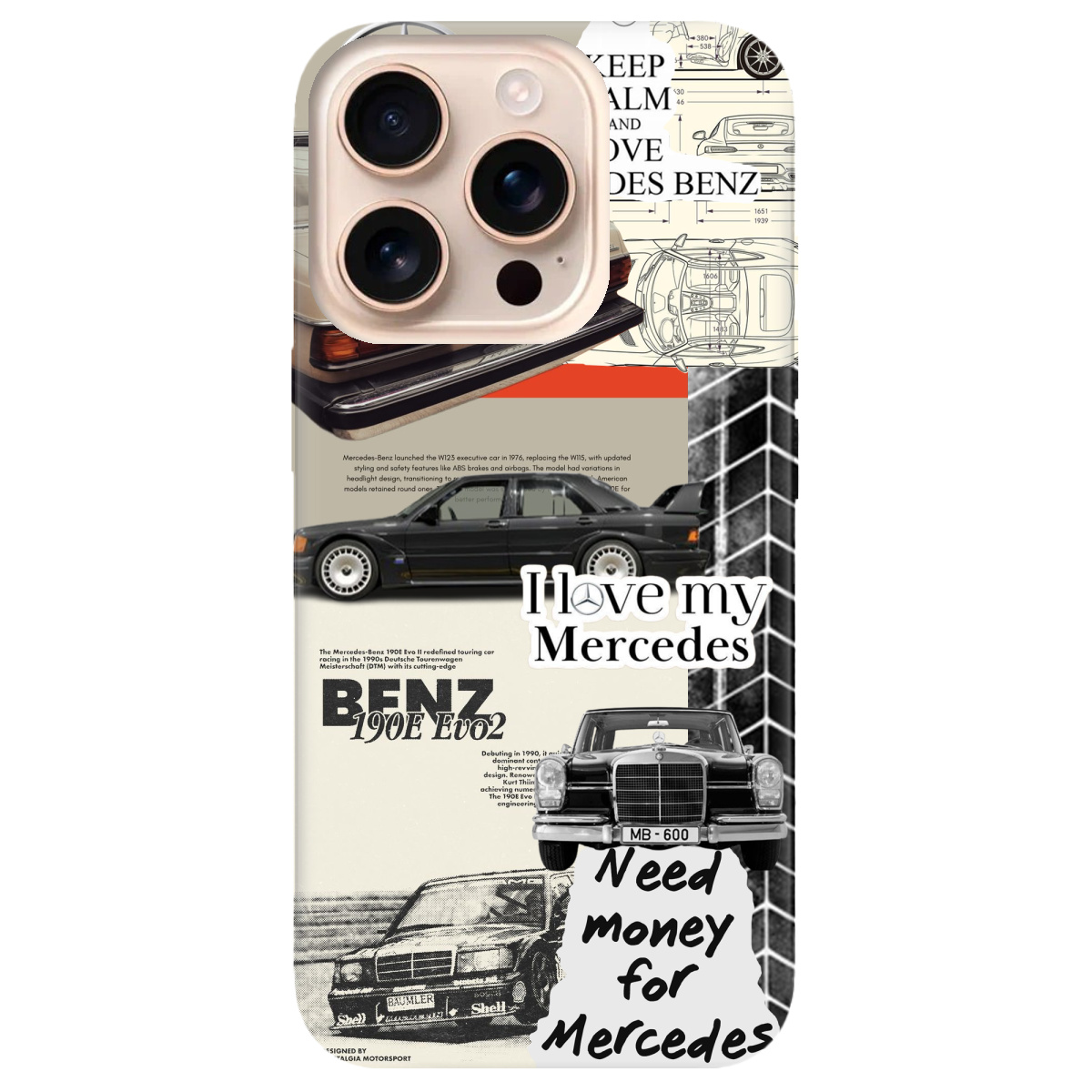 Чохол для Apple iPhone 16 Pro Max Mercedes - фото 1 - Чохли для телефонів