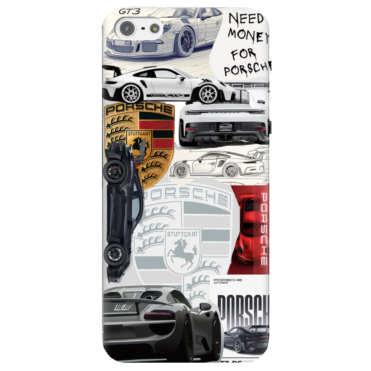Чехол для Apple iPhone 5 / 5S Porsche - фото 1 - Чехлы для телефонов
