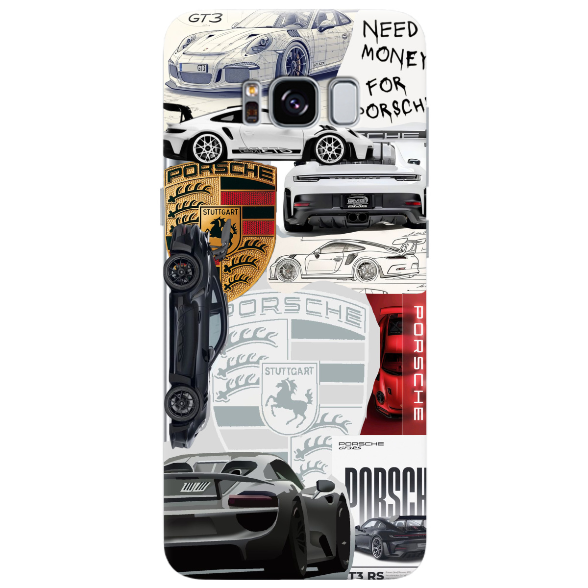 Чехол для Samsung Galaxy S8 Porsche - фото 1 Чехол для Samsung Galaxy S8 Porsche - фото 1 - Чехлы для телефонов